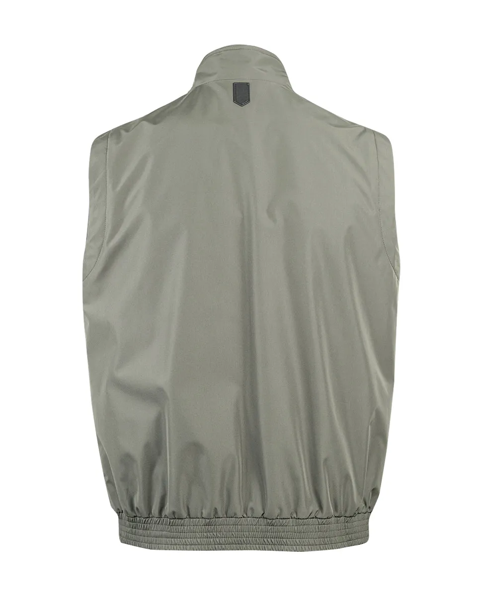 Gilet in technical fabric