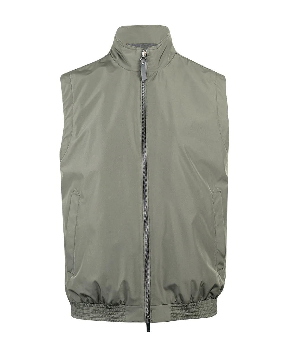 Gilet in technical fabric
